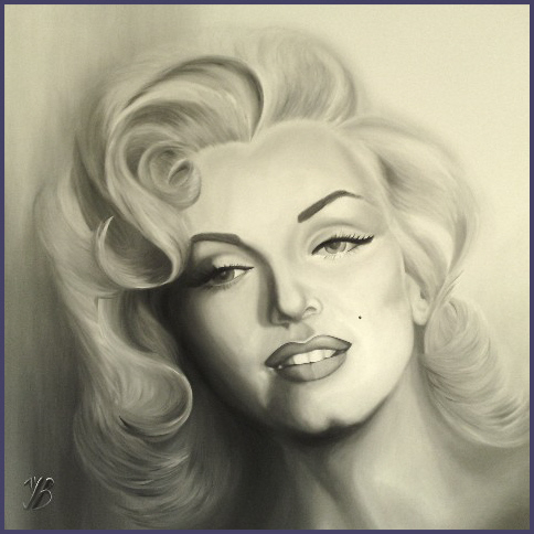 portret-schilderij.nl Marilyn Monroe